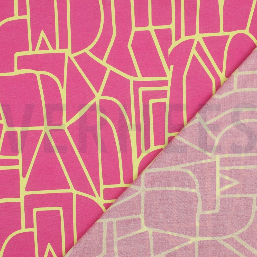 KATOENEN VOILE TOWN NERIDA HANSEN FUCHSIA #7