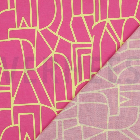 BAUMWOLLE VOILE TOWN NERIDA HANSEN FUCHSIA #7