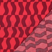 LENZING™ ECOVERO™ GRAFISCH KERSENROOD (thumbnail) #4