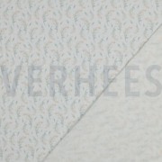 DOUBLE GAUZE DIGITAL LEAVES WHITE (thumbnail) #4