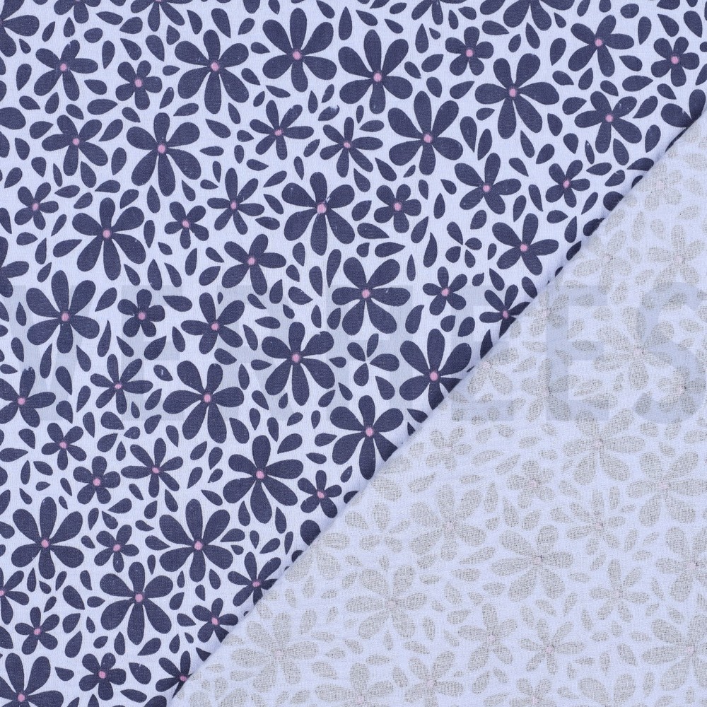 DOUBLE GAUZE FLOWERS JEANS #7