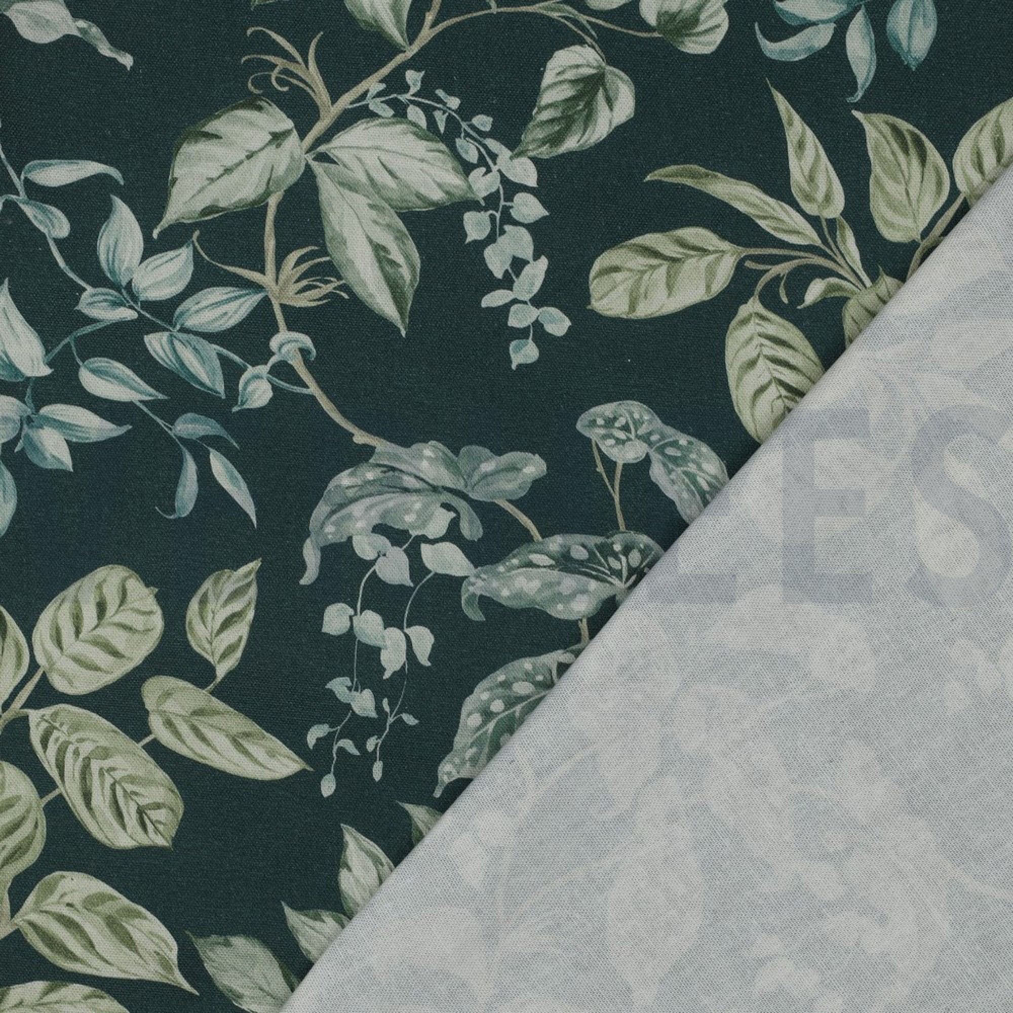 CANVAS DIGITAAL BLADEREN DONKERGROEN (high resolution) #4