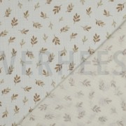 MUSSELIN BLÄTTER TAUPE (thumbnail) #4