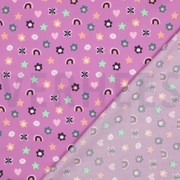 POPELINE DE COTON AMOUR MAUVE (thumbnail) #4