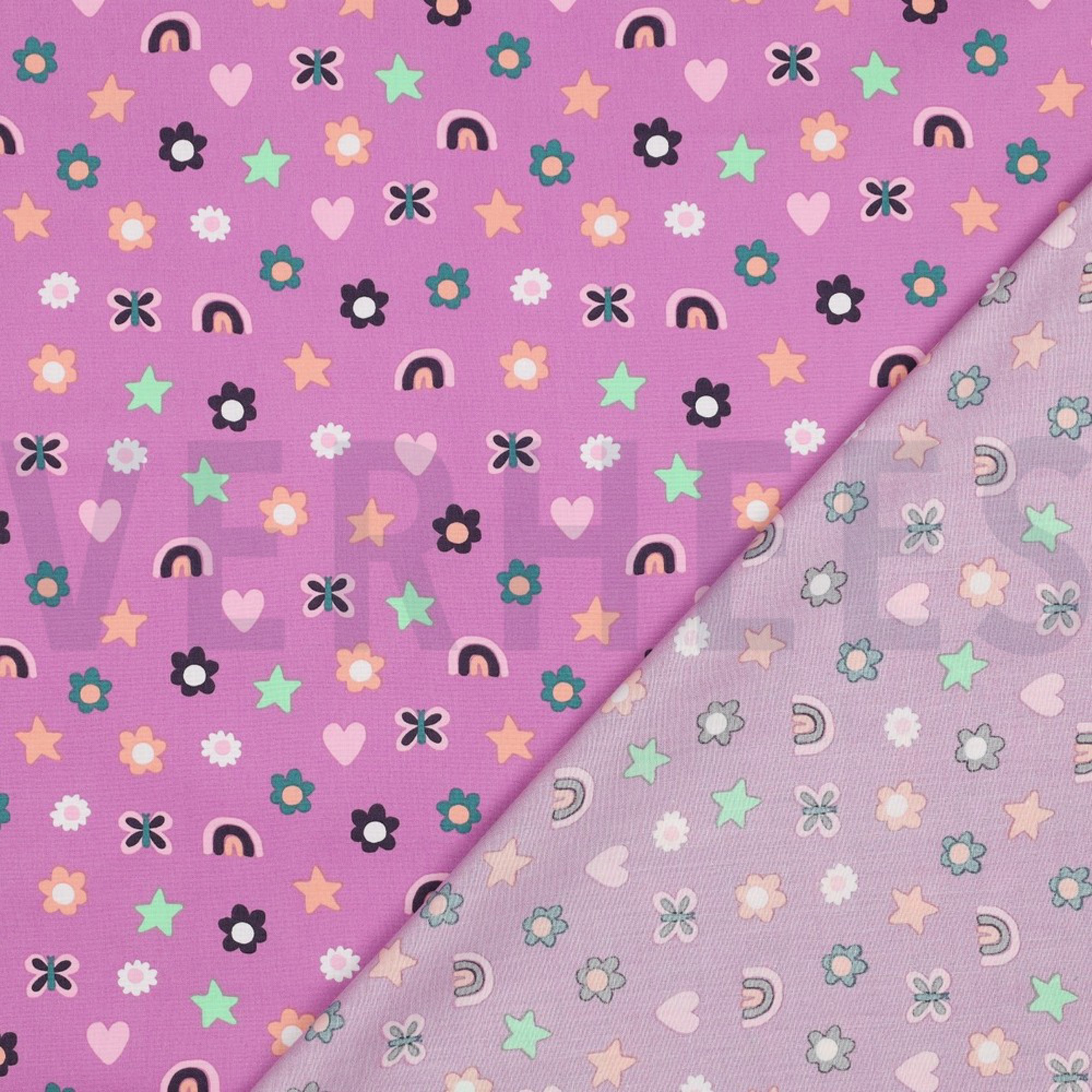 POPELINE DE COTON AMOUR MAUVE (high resolution) #4