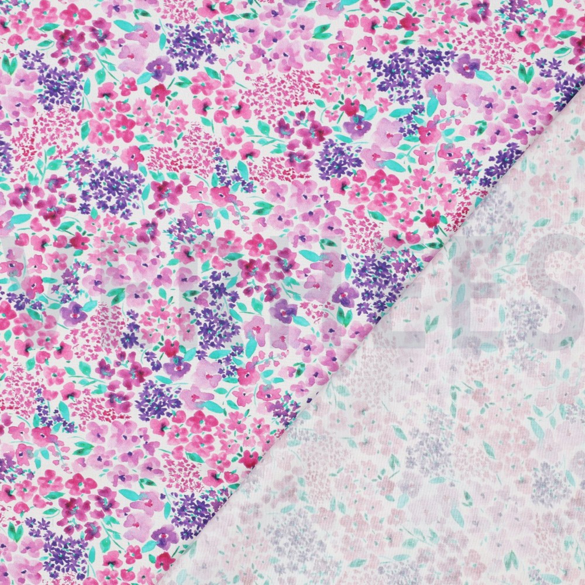 FINE POPLIN DIGITAL FLOWERS OFFWHITE (high resolution) #4