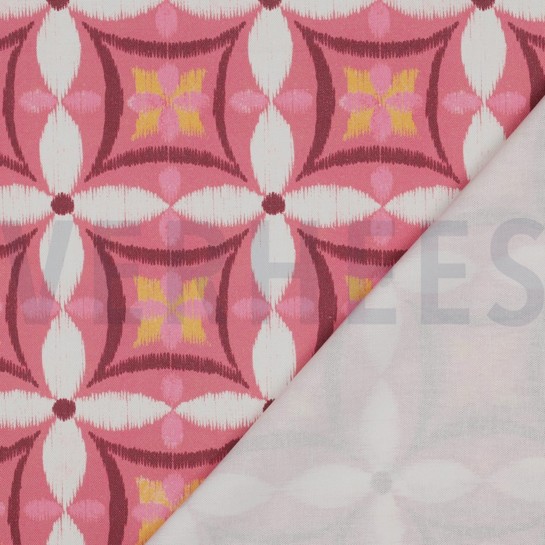 CANVAS DIGITAAL ABSTRACT BORDEAUXROOD #7