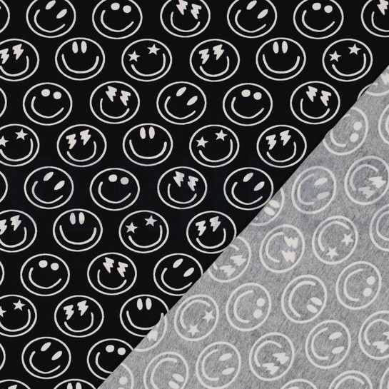 JERSEY SMILEYS NOIR #7