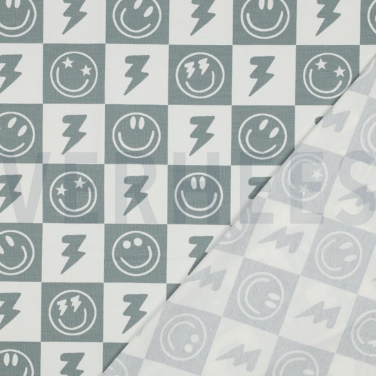 JERSEY HAPPY FACES SAGE #7