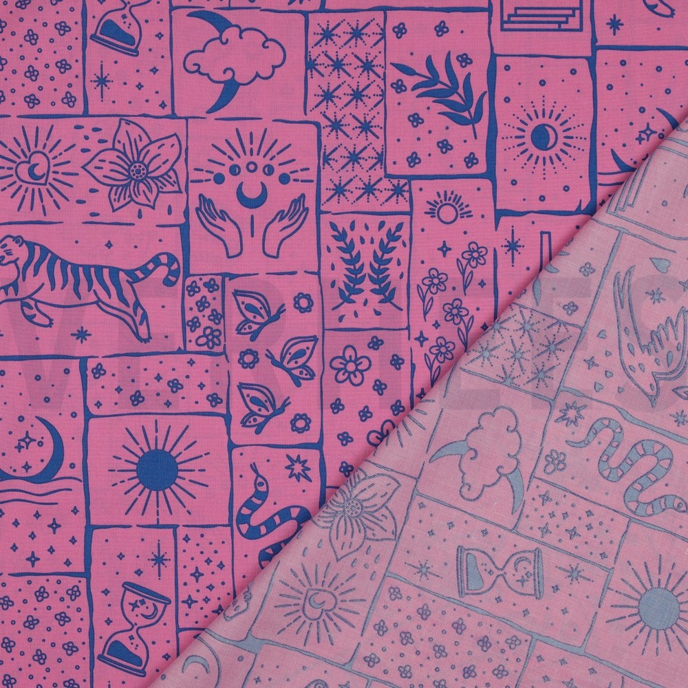 FINE POPLIN BOHO FUCHSIA #7