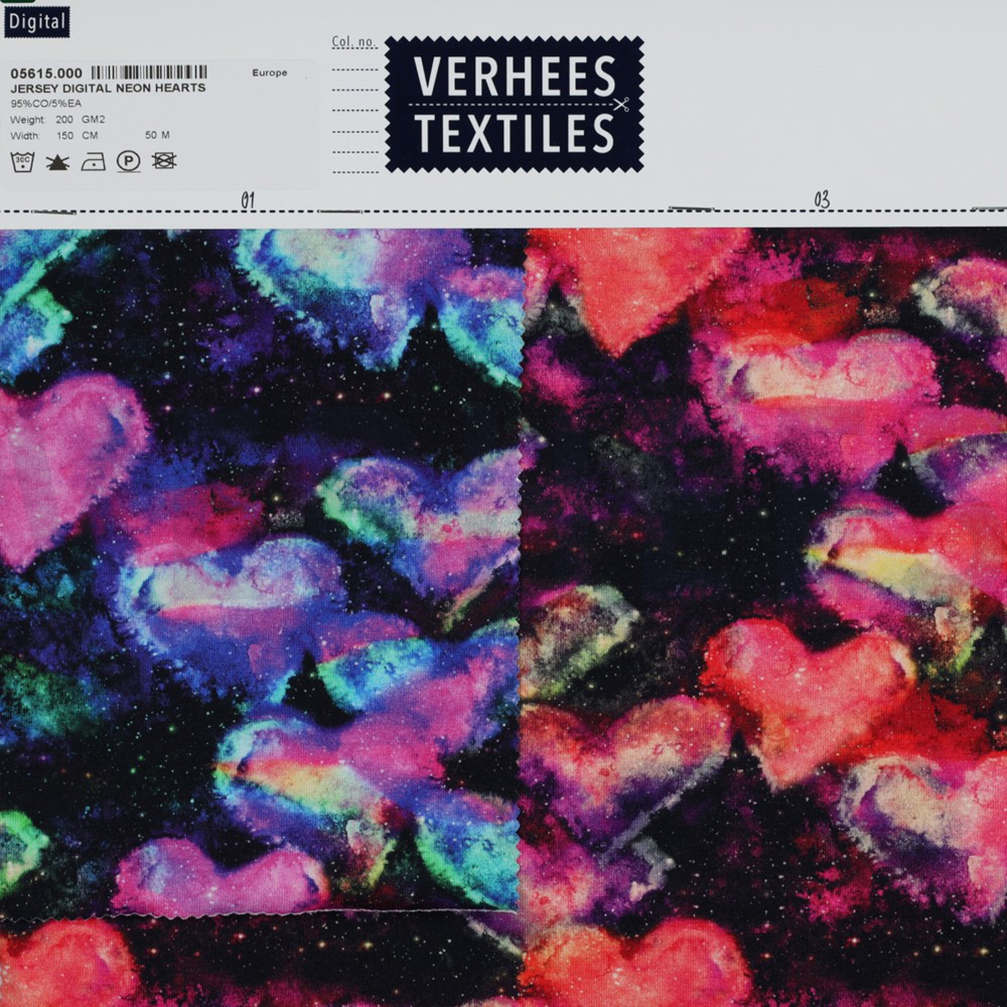 JERSEY DIGITAL NEON HEARTS NAVY/PINK (high resolution) #4