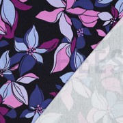SWEAT DIGITAL FLOWERS NAVY (thumbnail) #4