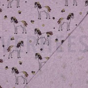 JERSEY MÉLANGE PAILLETTES CHEVAUX VIOLET (thumbnail) #4