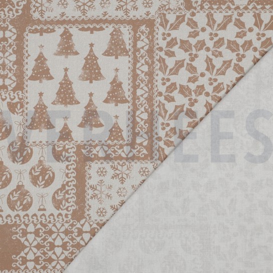 TOILE DÉCORATION DIGITAL NOËL SABLE #7