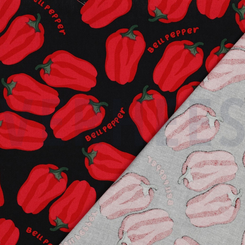 CANVAS BELL PEPPERS BLACK #7