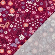 FRENCH TERRY FLOWERS FUCHSIA (thumbnail) #4