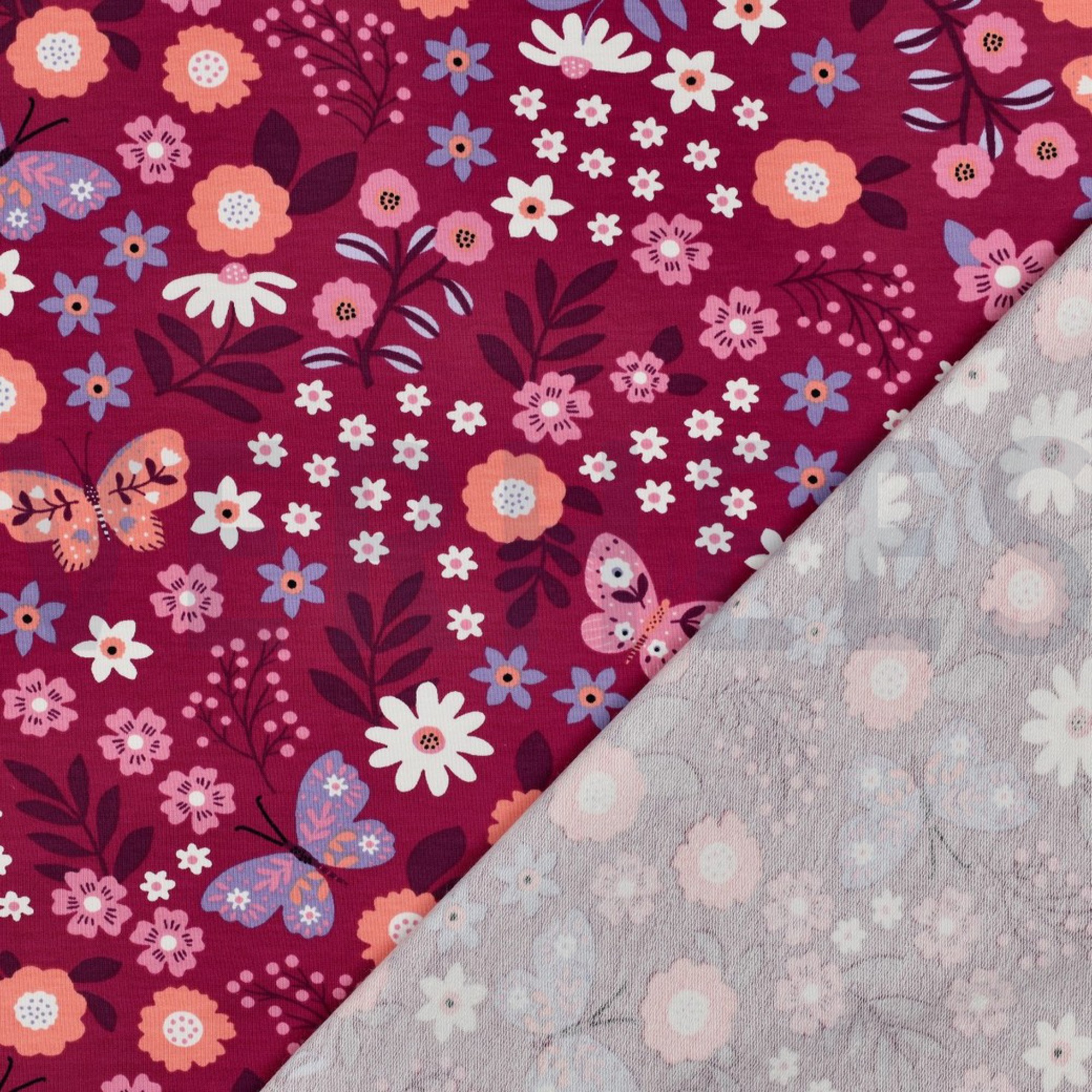 FRENCH TERRY FLOWERS FUCHSIA (high resolution) #4