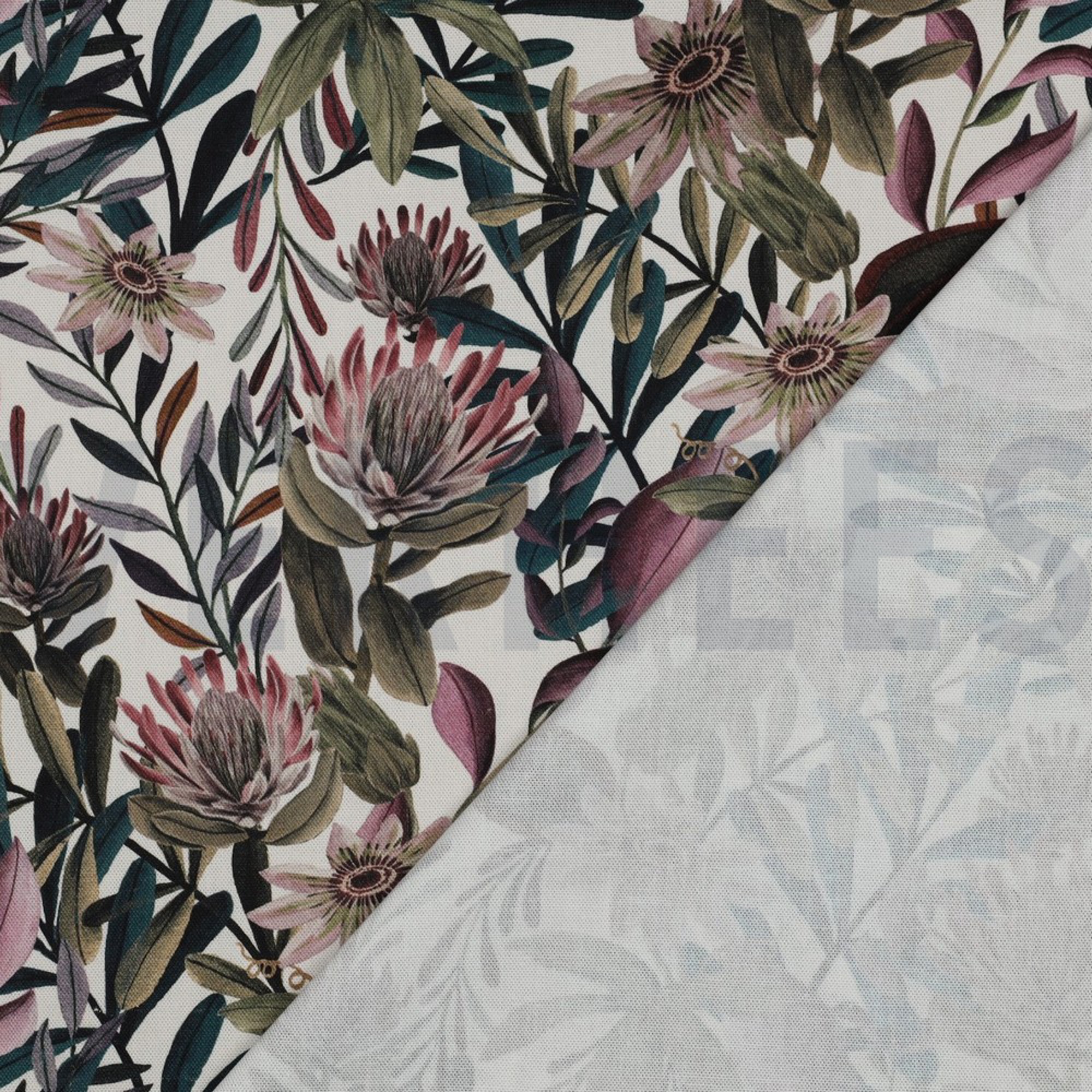 CANVAS DIGITAAL BLOEMEN GEBROKEN WIT (high resolution) #4