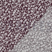 VISCOSE RADIANCE FLOWERS BURGUNDY (thumbnail) #4