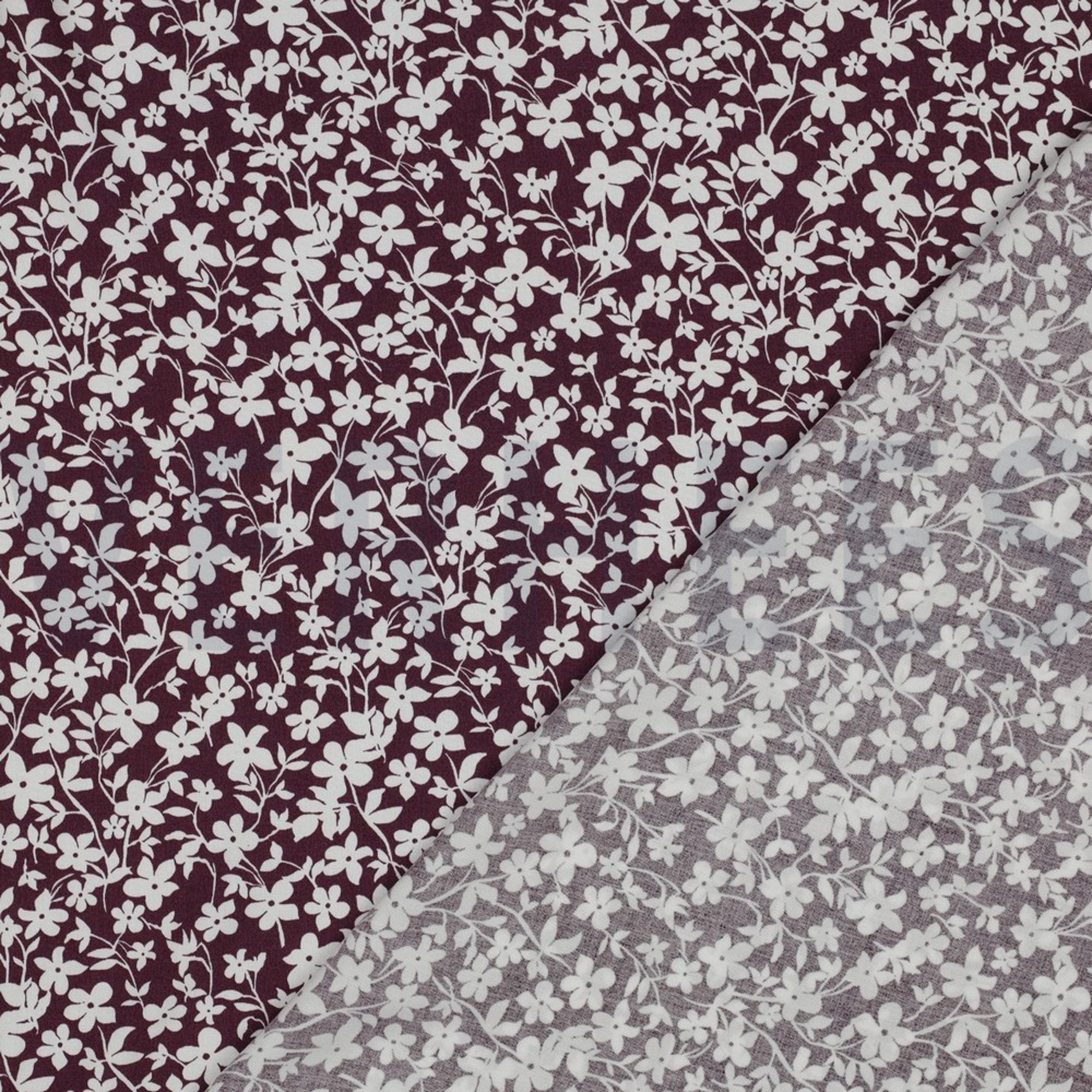 VISCOSE RADIANCE FLOWERS BURGUNDY (high resolution) #4