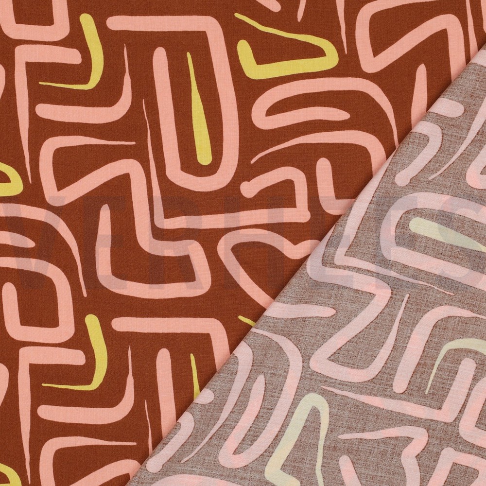 VISCOSE RADIANCE ABSTRAIT CAMEL #7