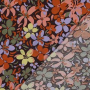 VISCOSE RADIANCE BLOEMEN DONKERBRUIN (thumbnail) #4