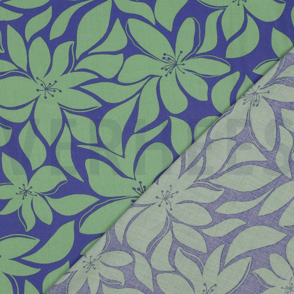 VISCOSE RADIANCE FLOWERS GREEN #7