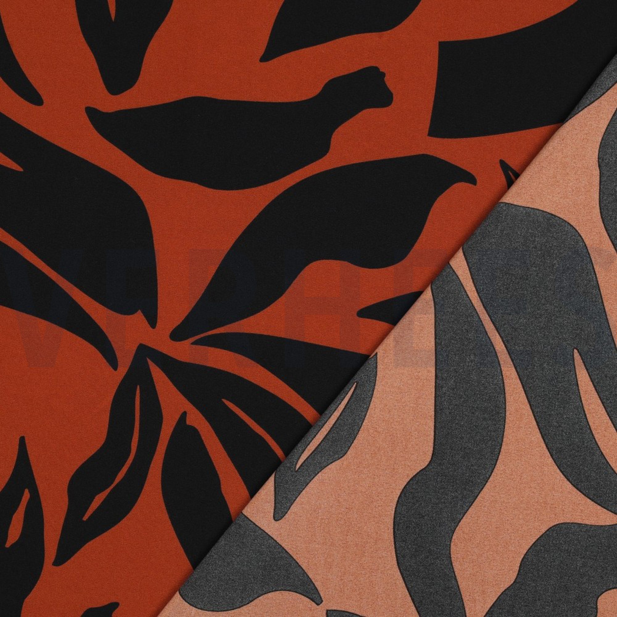 MAGNOLIA STRETCH LEAVES BROWN (high resolution) #4