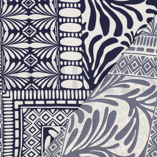 MAGNOLIA STRETCH PATCHWORK BLEU MARINE #7