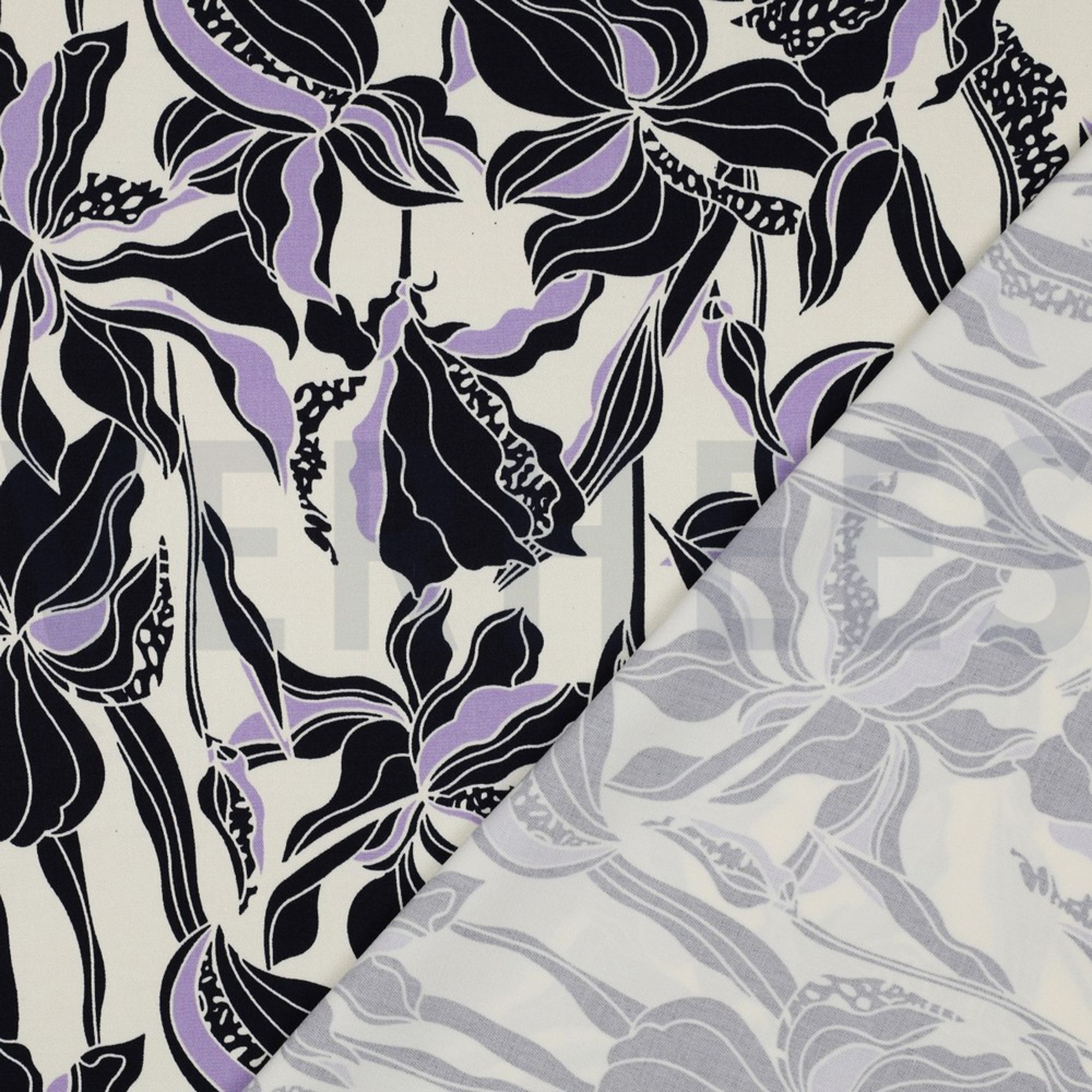 VISCOSE ROSELLA STRETCH BLOEMEN ECRU (high resolution) #4