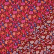 KATOEN VOILE DIGITAAL BLOEMEN BORDEAUXROOD (thumbnail) #4