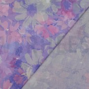 BAUMWOLLE VOILE DIGITAL BLUMEN LAVENDEL (thumbnail) #4