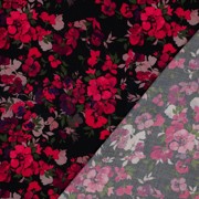 LENZING™ ECOVERO™ DIGITAL FLOWERS BLACK (thumbnail) #4