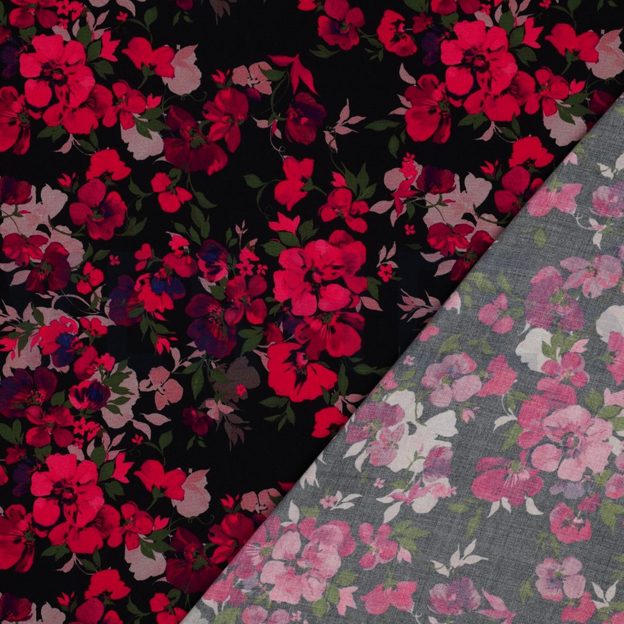 LENZING™ ECOVERO™ DIGITAL FLOWERS BLACK (high resolution) #4