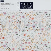 DOUBLE GAUZE DIGITAL SMALL FLOWERS WHITE (thumbnail) #4