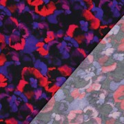 LENZING™ ECOVERO™ DIGITAL FLOWERS PURPLE (thumbnail) #4