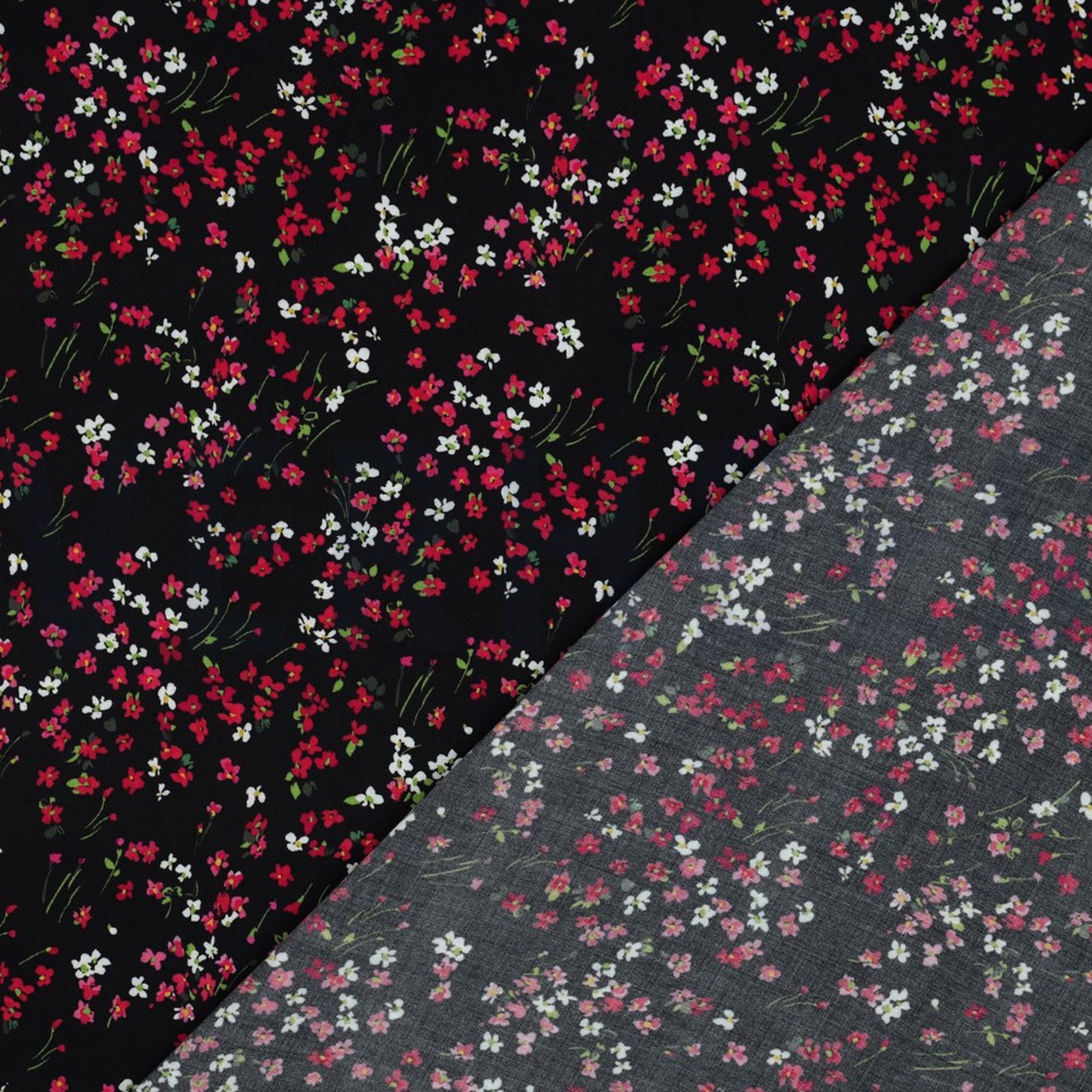 LENZING™ ECOVERO™ DIGITAL FLOWERS BLACK (high resolution) #4