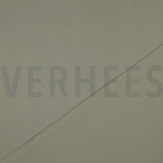 COTTON SATIN STRETCH ARMY GREEN #7