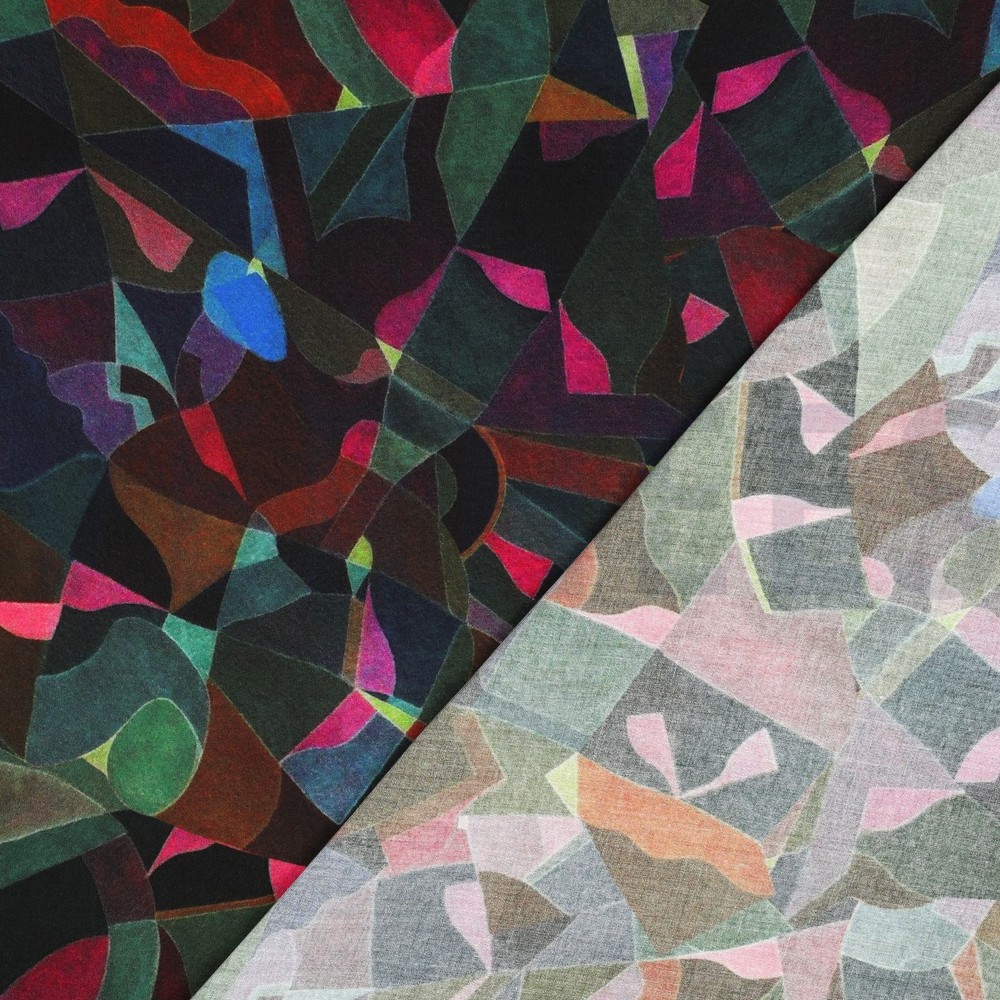 LENZING™ ECOVERO™ DIGITAL ABSTRACT MULTICOLOUR #7
