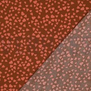 LENZING™ ECOVERO™ HEARTS BROWN (thumbnail) #4