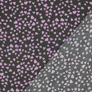 LENZING™ ECOVERO™ HEARTS ARMY GREEN (thumbnail) #4