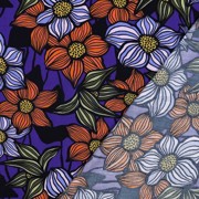 LENZING™ ECOVERO™ FLOWERS COBALT (thumbnail) #4