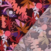 LENZING™ ECOVERO™ FLOWERS BORDEAUX (thumbnail) #4