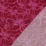 LENZING™ ECOVERO™ FLOWERS FUCHSIA (thumbnail) #4