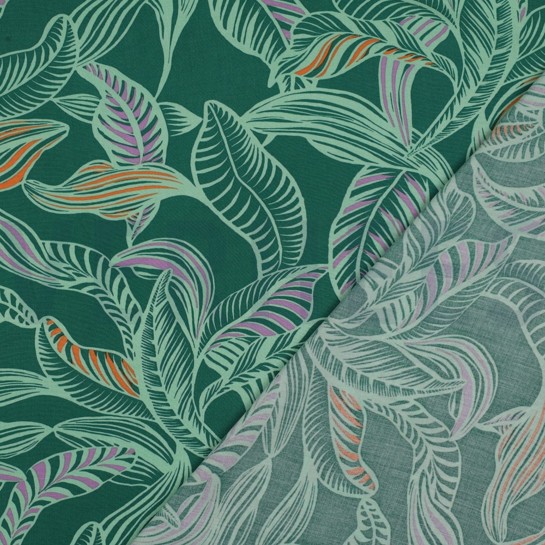 LENZING™ ECOVERO™ LEAVES GREEN #7