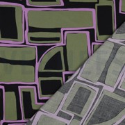 COTON SATIN GEOMETRIQUE NOIR (thumbnail) #4