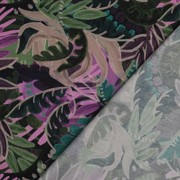 COTON VISCOSE DIGITAL FEUILLES VIOLET (thumbnail) #4