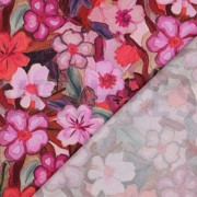 COTON SATIN DIGITAL FLEURS FUCHSIA (thumbnail) #4