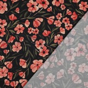 COTTON SATIN DIGITAL FLOWERS RED (thumbnail) #4