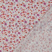 FINE POPLIN FLOWERS WHITE (thumbnail) #4